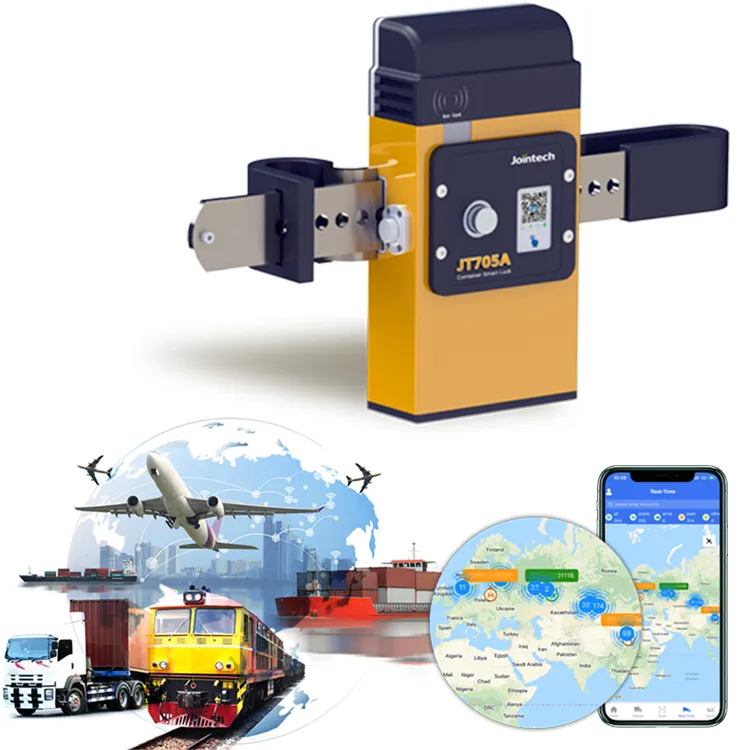 City Transportation High Security NFC Voice GPS Padlock Tracking Device