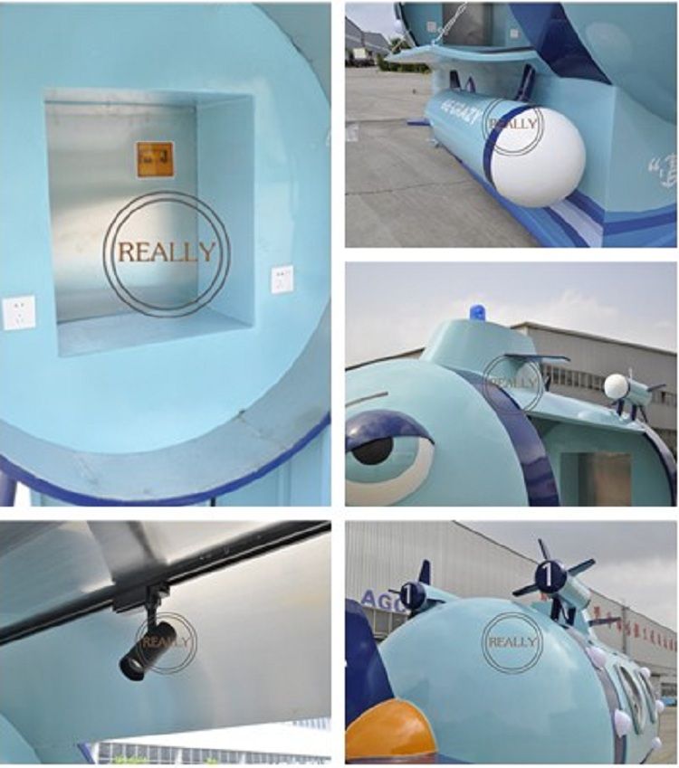 Personality Creative The Submarine Style Attractive High Quality Corn Truck Mobile Food Cart Truck for Sale