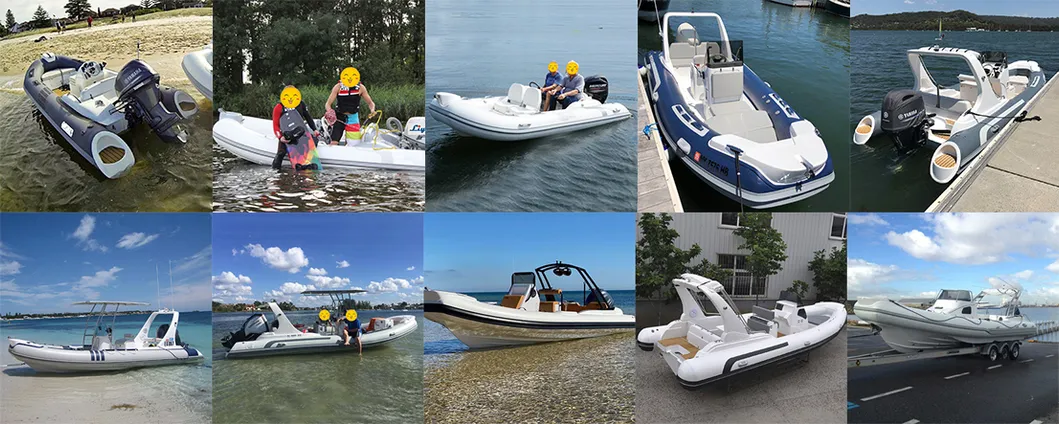 Liya 2.0m-6.5m Inflatable Boat PVC Rubber Rescue Boats