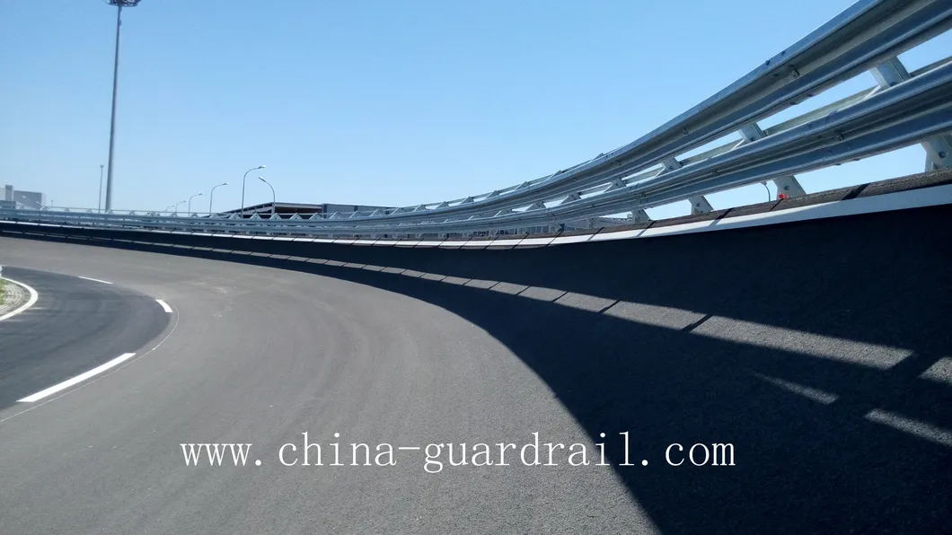 E250 Steel Guardrail Guardas Metalicas for Sale Highway Guard Rail
