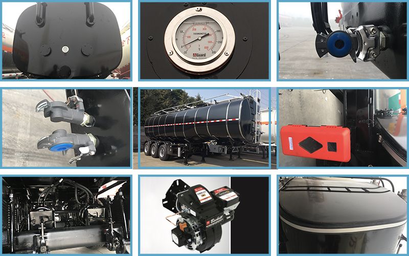 Price for a 30, 000 Liter 3 Axle Bitumen Tanker Trailer with Insulation Layer