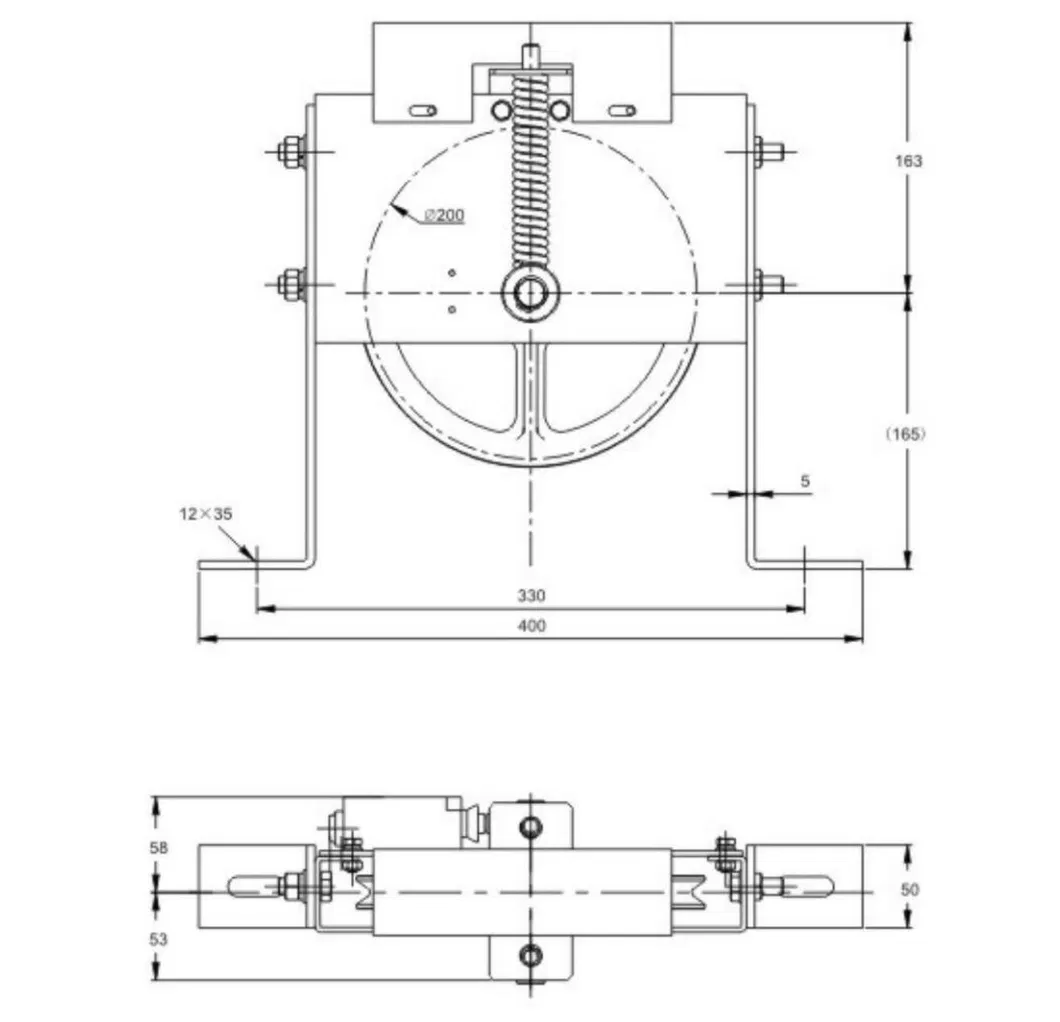 Elevator Tension Device for Passenger Elevator and Villa Lift