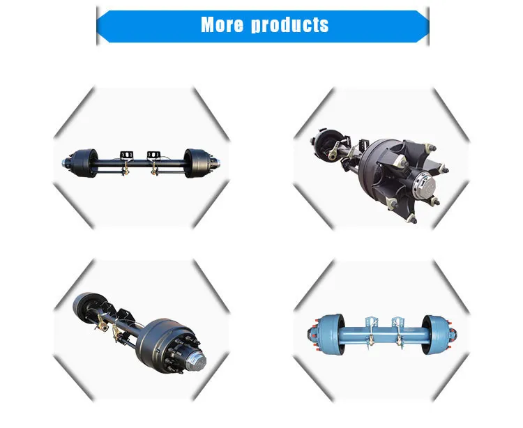 Factory Manufacture Trailer Axle American Type Outboard Axle