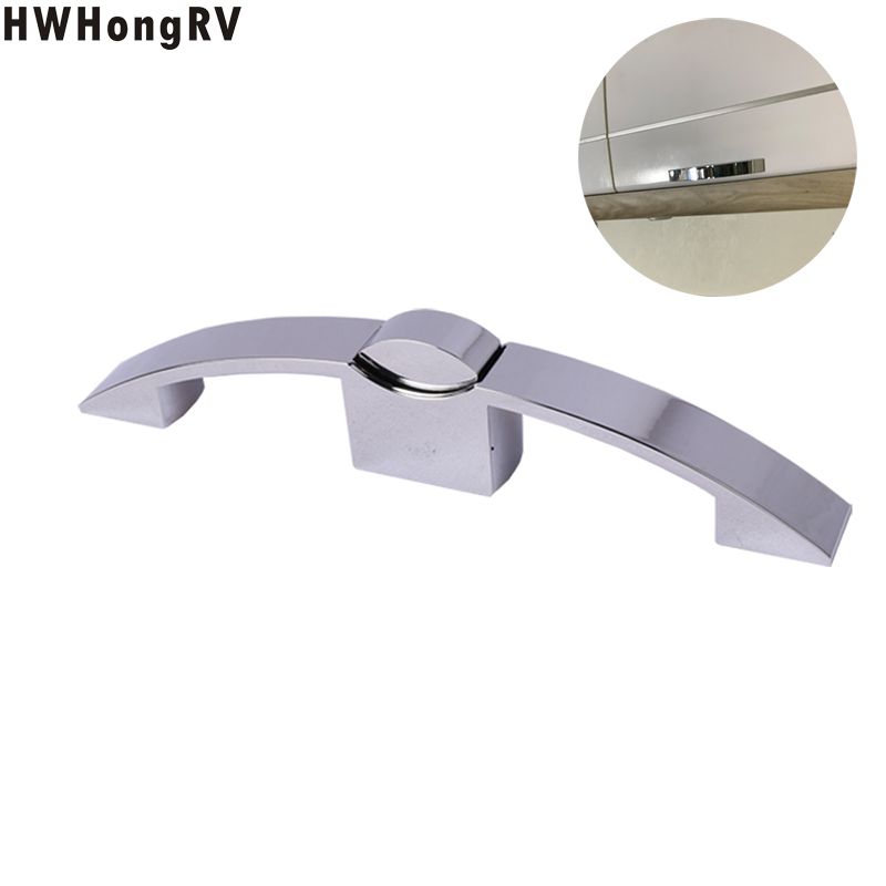 Campervan Large Camber Keyless Push Handle Lock Caravan Furniture Lock Handles /Trailer Push-Lock Buttons Latch Handle