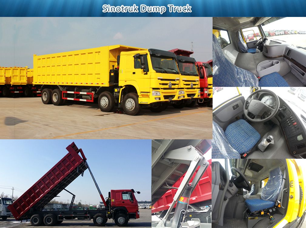 Sinotruk HOWO 27cbm 8X4 371HP Front Lifting Dumper/Tipper Truck