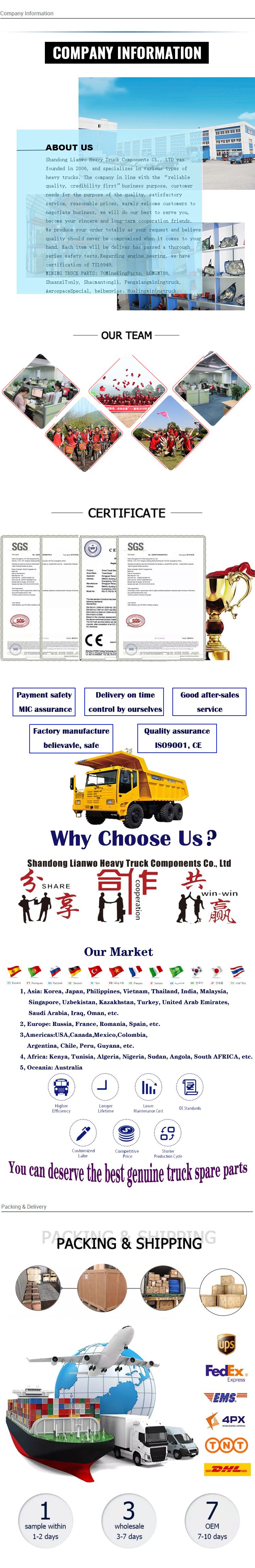 Sinotruk HOWO 6 Cylinders Wd615.47/87/69 Water Cold Diesel Engine