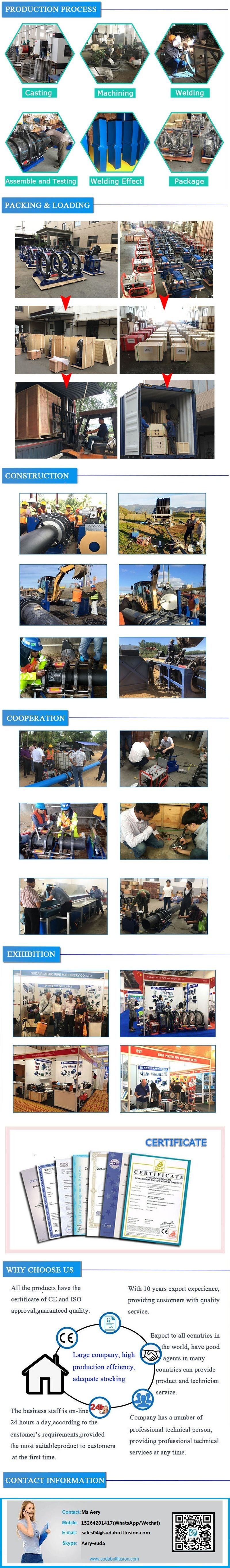Four Rings Manual Butt Fusion Welding Machine for 50-160mm