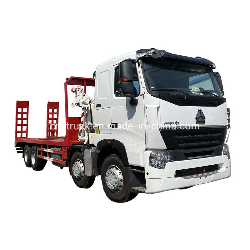 Factory Sales 20mt 25mt 30mt Grader Excavator Flatbed Vehicle Machinery Transportation Truck