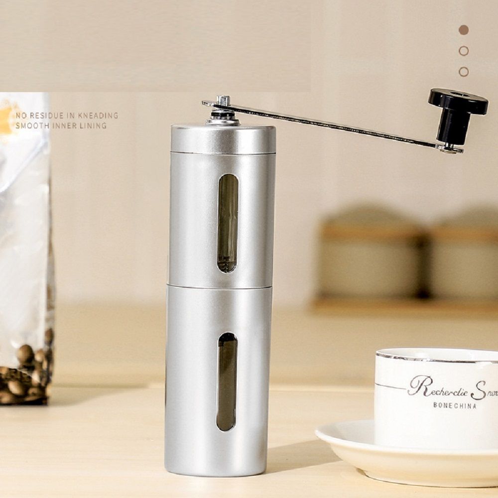 Manual Coffee Bean Grinder with Adjustable Settings Patented Conical Burr Grinder for Coffee Beans Stainless Steel Burr Coffee Grinder Wbb18249