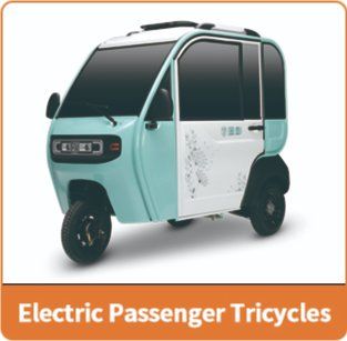 Three Wheels Adult Motorbike with Rear Basket Low Step-Through Frame for Travel