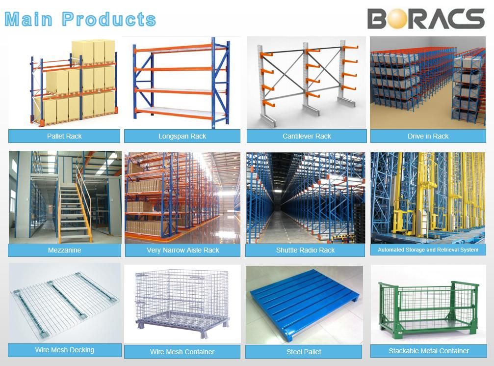 Heavy Duty Warehouse Transport Galvanized Storage Steel Metal Selective Pallet Racks/ Racking with Powder Coating Furface Treatment