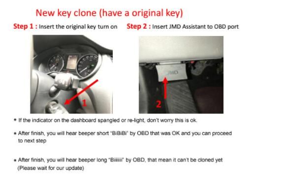 Jmd Assistant Handy Baby V8.0 OBD Adapter Read ID48 Data for Volkswagen Cars for All Key Lost