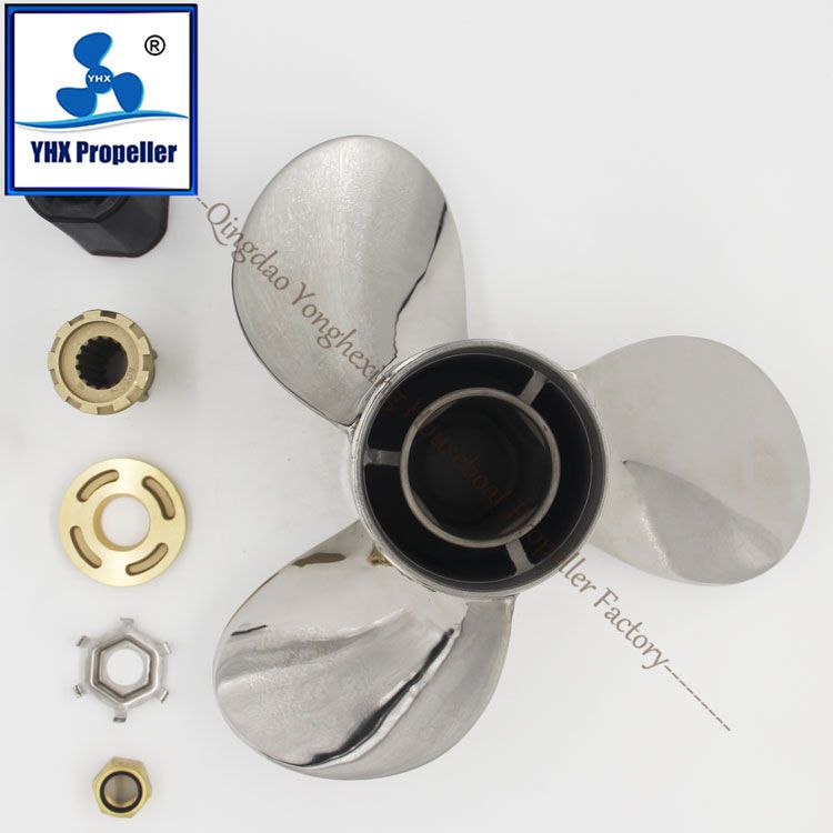 13 3/4X15-Rh Stainless Steel Boat Motor Propeller Matched for Mercury