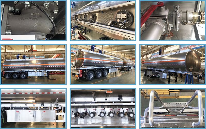 45000 Liters Petrol Delivery Diesel Hauling Crude Transport Oil/Fuel Tank/Tanker Trailers Price