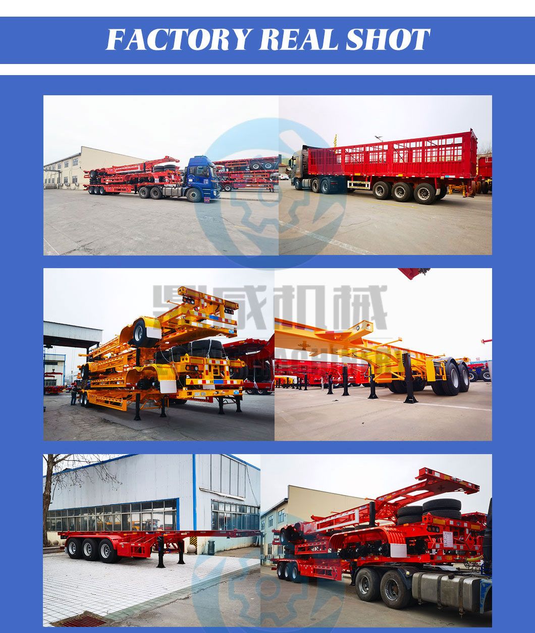 Number One Top Notch Selling Item 60ton 45FT 15m 2 Lines 16 Wheelerspring/Hydraulic Low Loader Semi Trailer Fornew Excavator Bulk Cargo Transport