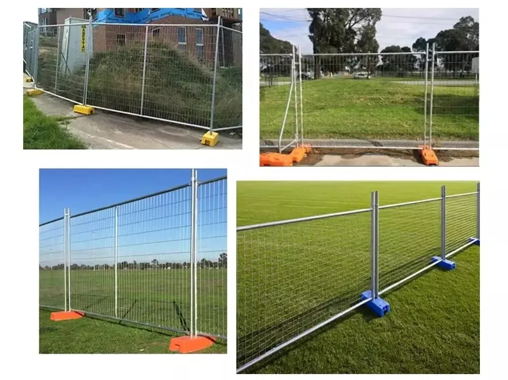 Customizable Color Portable Fence Panel PVC Temporary Fence Hot Sale