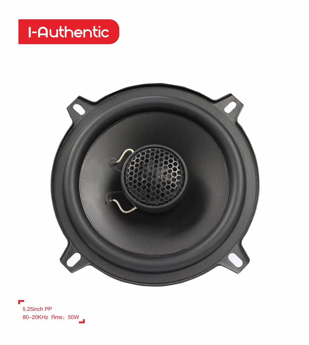 Manufacturer 5.25inch Coaxial Car Stereo 50-100W Ferrite Car Audio 25mm Voice Coil Auto Part Loudspeaker Horn Car Audio Speaker