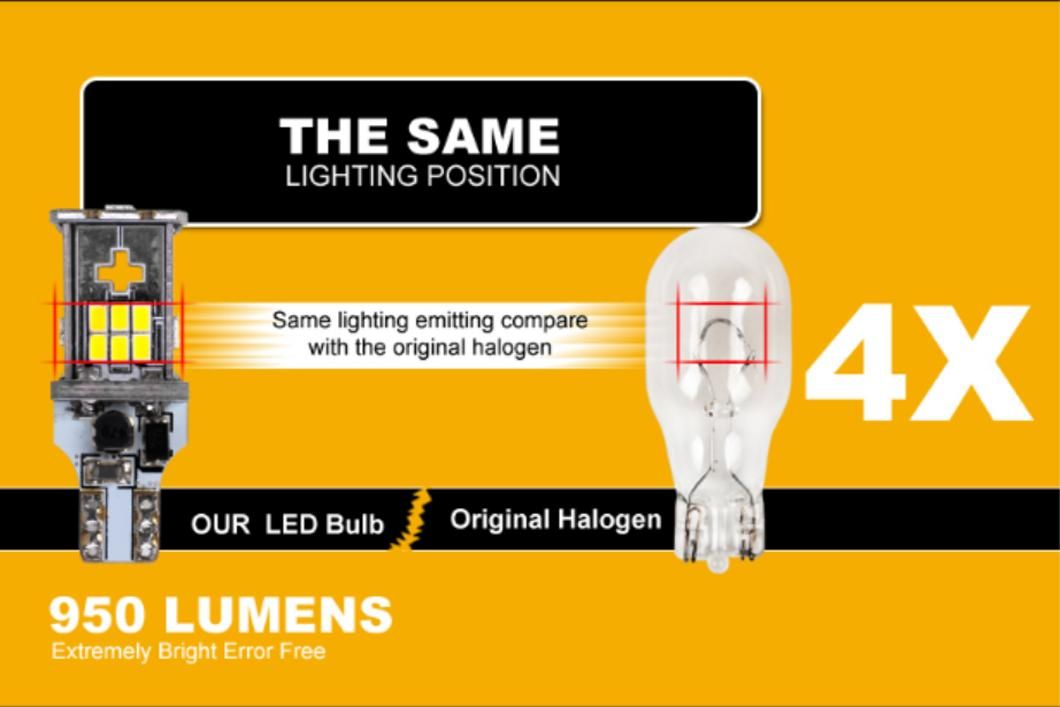 Cn360 Exclussive Design Back-up Light High Lumen T15 360 Degree