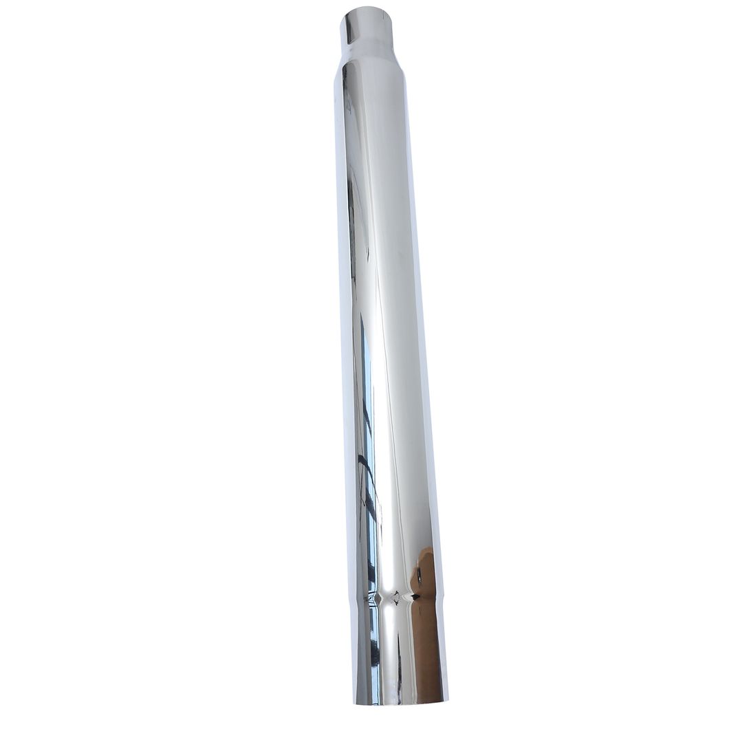 Ninetin Truxpro 52" and 55" Long Chrome Middle Spools Pipes Regular and Reduced Bottom for Semi Trucks