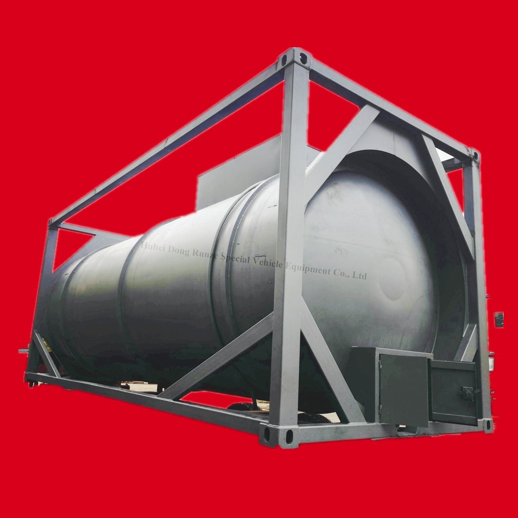 20feet T7 Portable Un1830 Class 8 Corrosive Acidic Liquid ISO Tank Containers (Lined PE Tanks)