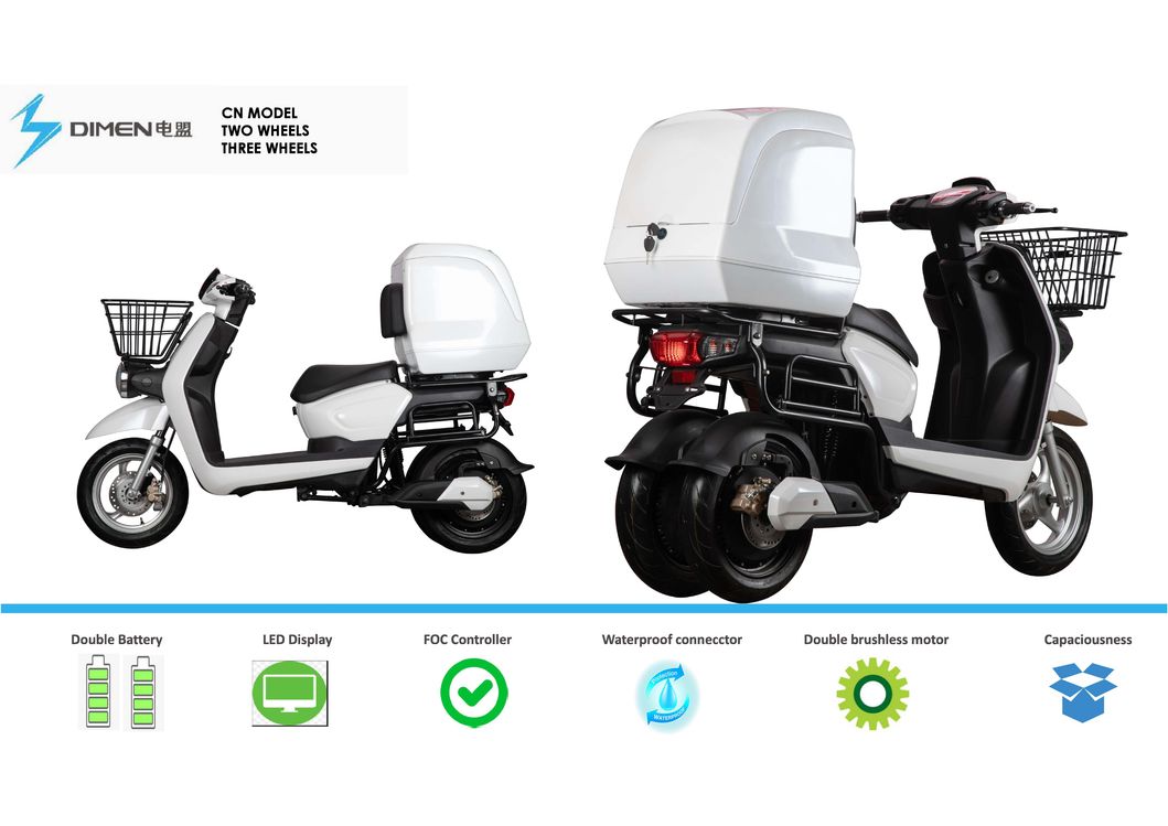 Three Wheel 3000W Big Power Electric Mobility Scooter with Lithium Battery
