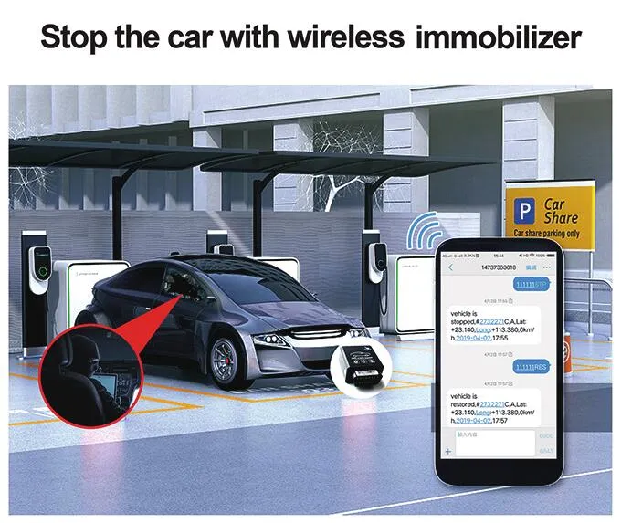 Global Vehicle 4G Obdii GPS Tracking Engine on/off Detection Trailer/Turn-Over Alarm (TK428-DI)