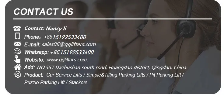 GGlifters Hydraulic Single Post Car Parking Lift