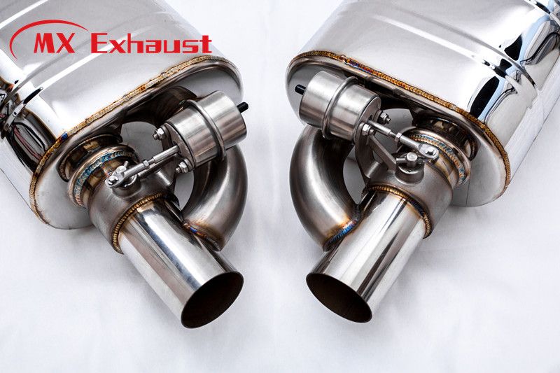 Performance Customized Stainless Steel Car Vacuum Exhaust Muffler with / Without Remote Control