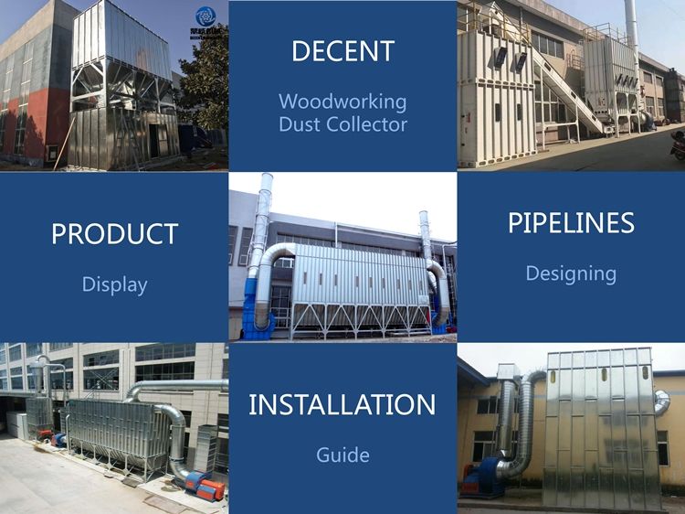Galvanized Steel Decent Cyclone Collector Factory Dust Extraction System with CE