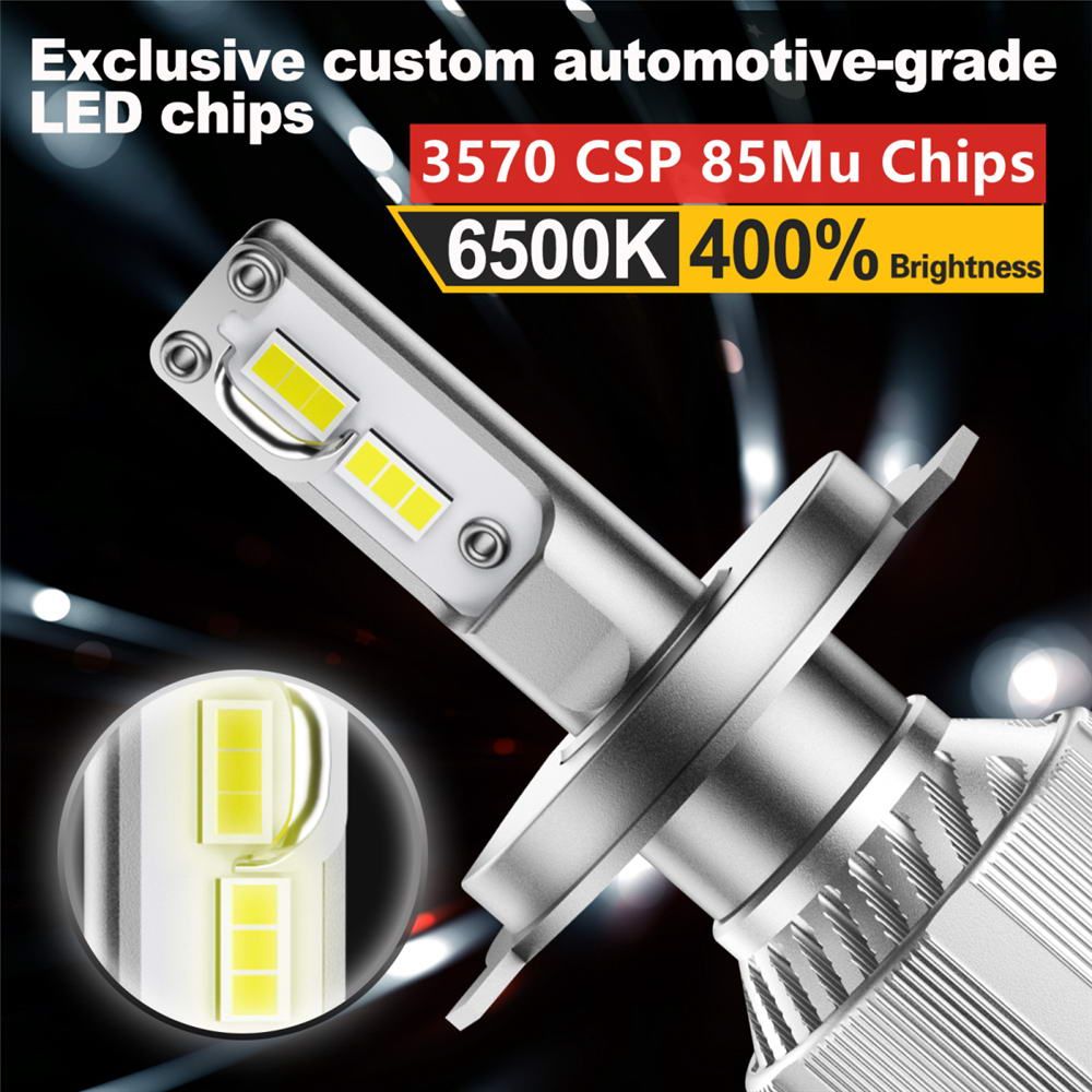 Super Bright 3570 LED Car Light H4 LED Headlight Bulbs