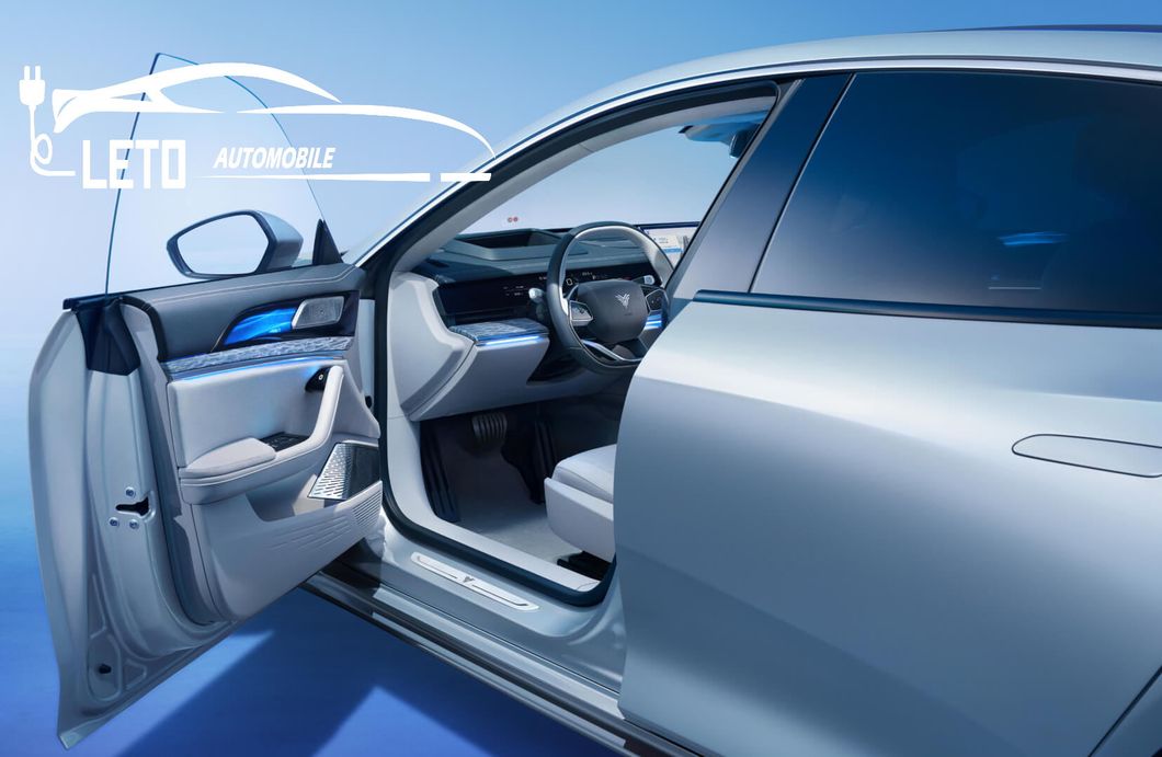 Nezha S New Energy Car EV 5 Seats Pure &amp; Laser Radar &amp; Glory 4WD 2022 Neta S Sedan Electric Car