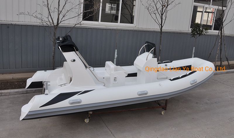 Liya 5.2m Best Rib Boat with Outboard Engine Rigid Hull Inflatable Boat for Sale