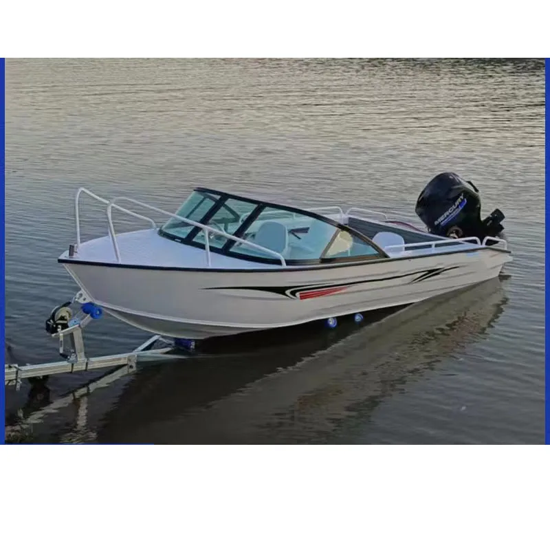Speed Fiberglass Inflatable High Engine Passenger Sports Mine Center Consol Water Toy RC Catamaran Small Boats 40 10 Yacht Boat