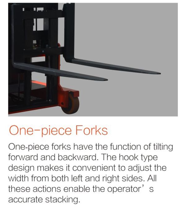 Multifunctional 1 Ton Warehouse Forklift Electric Stoker Forklift Storage Stack Truck