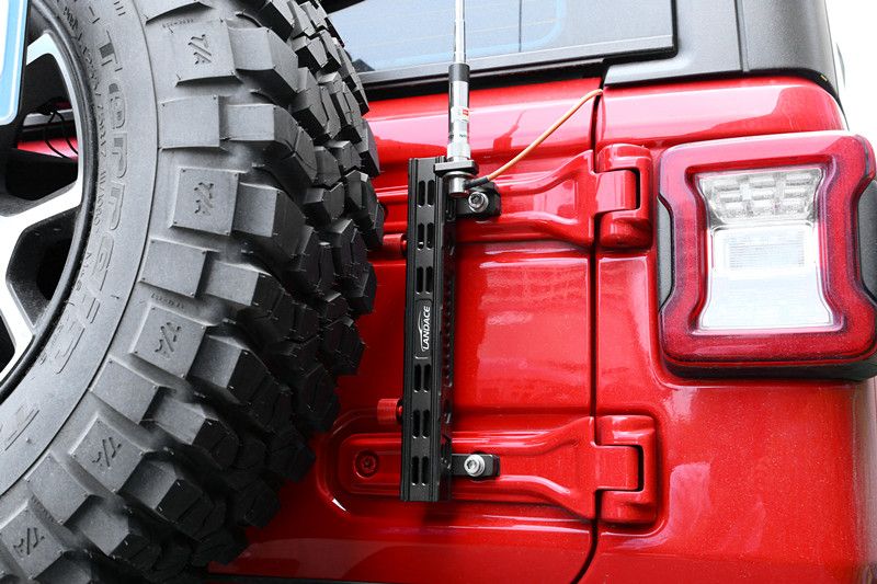 Flagpole and Antenna Whip Mount Bracket for Jeep Wrangler