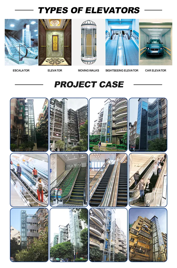 Passenger Panoramic Villa House Home Observation Elevator From Factory