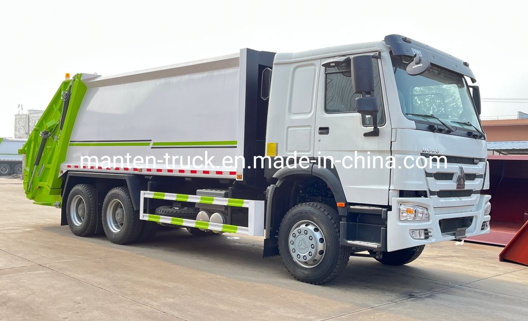 Cheap Price HOWO 290HP 6X4 Compression Garbage Truck 18cbm 18m3 18000liters Rear Loaded Compactor Garbage Truck for Urban City