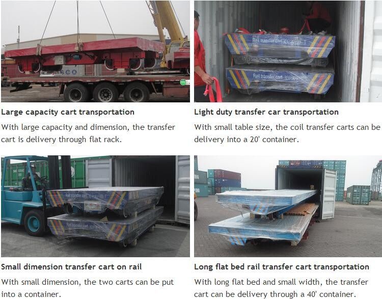 Turntable Rail Transfer Trolley Running on Insulated Railway (KPDS-63T)
