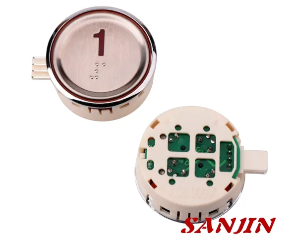 LG Sigma Elevator Parts Round Push Button Ak-29b