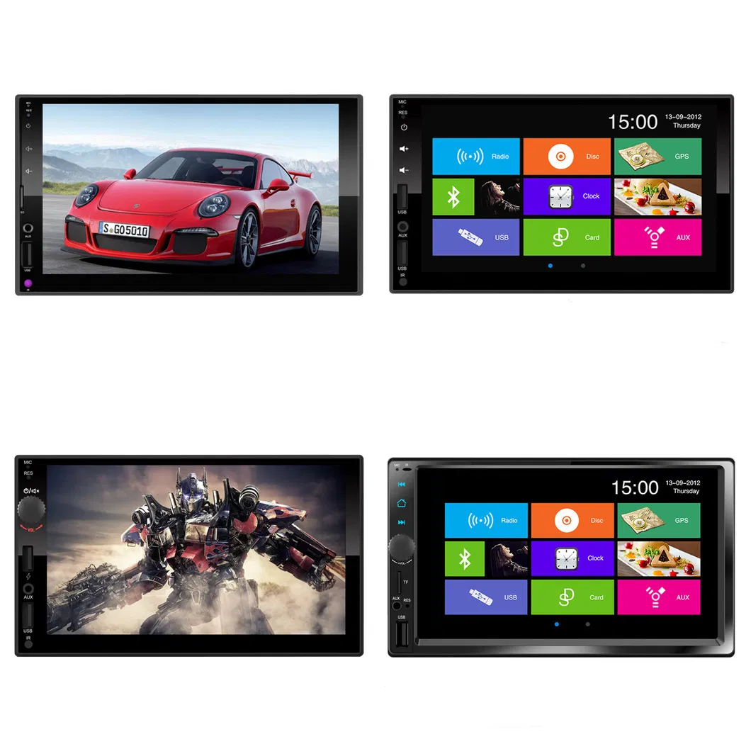 Double DIN 7 Inch Car Multimedia MP5 HD Radio Player