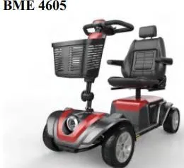 Portable Mobility Scooter Wheelchair, Foldable Travel Scoetchair Motorized Electric Scooter Senior Elderly, Commuter Rollators