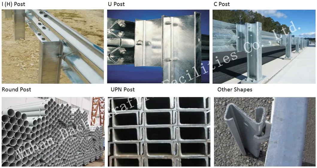 Galvanized Steel Highway Guardrail Post with High Quality