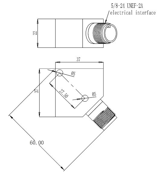 Hangjia Integration Piezoelectricity Accelerating Speed Transducer Sensor