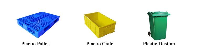 1300*1100*150mm Large Heavy Duty 6 Runners Bottom Grid Top Manufacturer Warehouse Transport Plastic Pallet