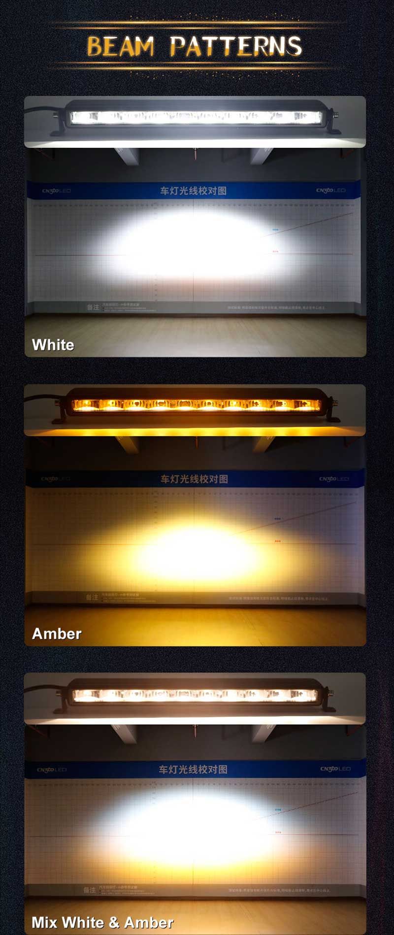 V12 Dual-Color 10 Inches LED Light Bar Wholesale