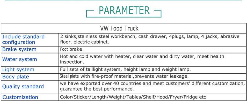 Popular Food Trailer with Full Kitchen Equipments