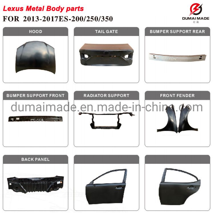Car Rear Front Fender for Lexus Es Panel Parts OEM Auto Accessory for Replacement, Hood, Door, Trunk Lid