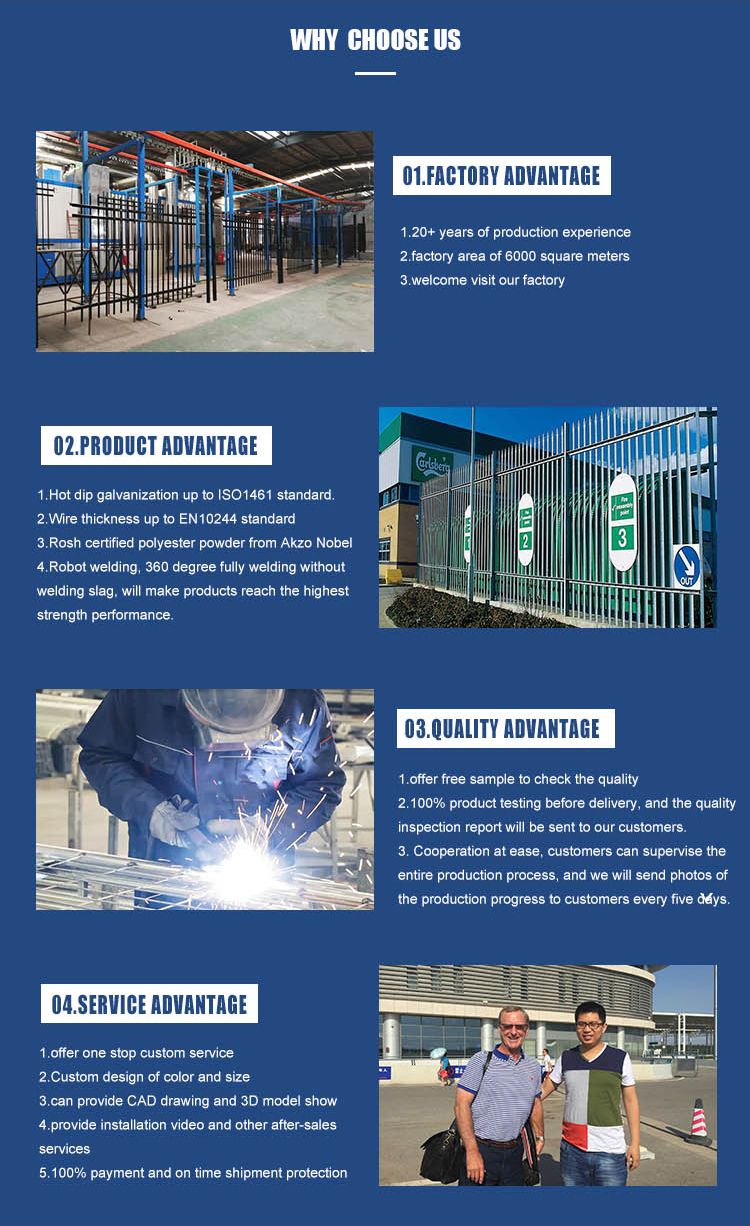 High Quality Galvanized 6X12 Chain Link Temporary Fence Panels for America