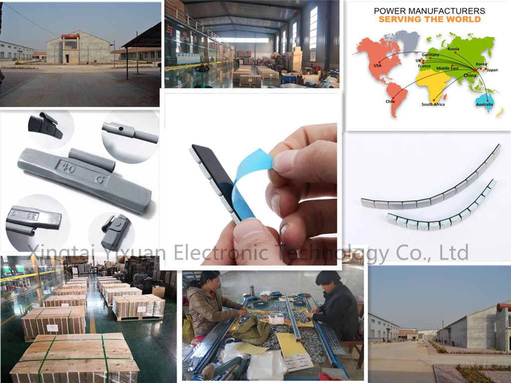 Hot Selling Alloy Adhesive Steel Iron Fe Sticker Wheel Balancing Weight