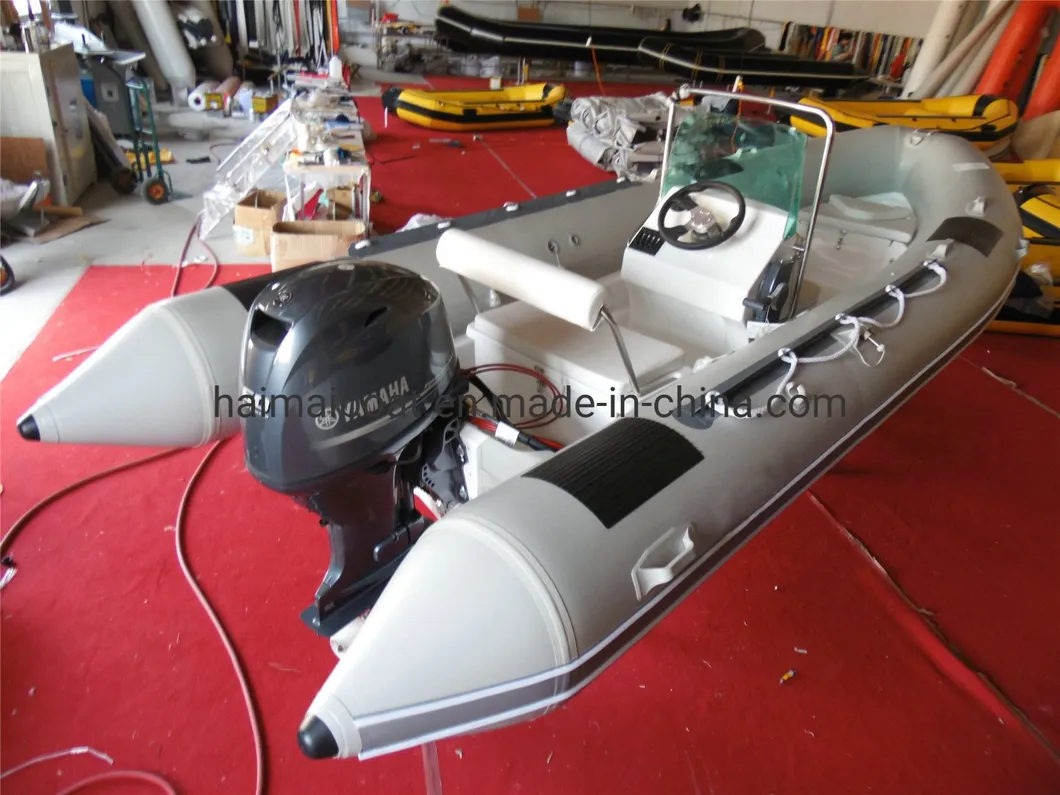 China 17FT 5.2m Fiberglass Rigid Hull Orca Hypalon Inflatable Tube Fishing Boat Short-Sea Cruiser Boat Narwhal Boat Angling Boat